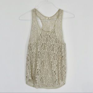 Aritzia/Wilfred lace top